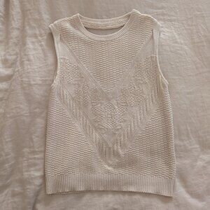 Vintage Knit Backless Tank
